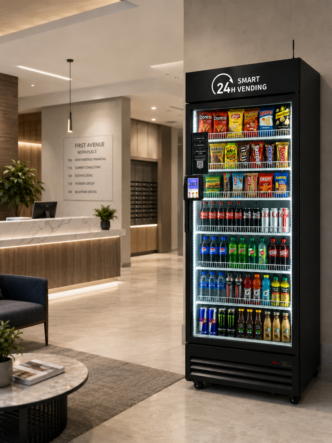 Smart cooler in office